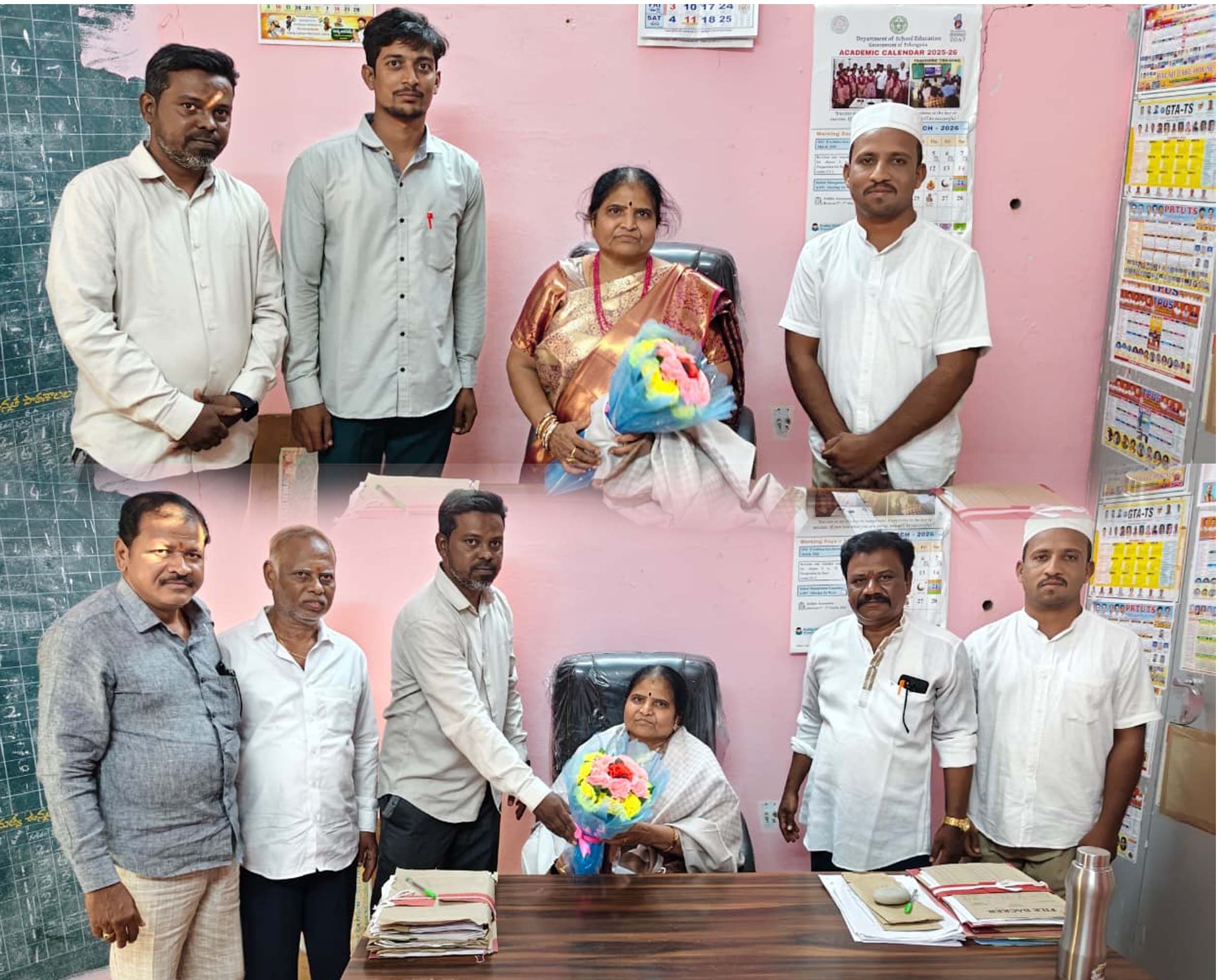 ఎంఈఓ ఇందుప్రియకు సన్మానం