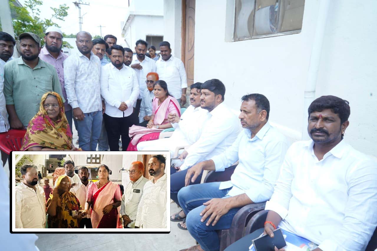మృతుని కుటుంబానికి మనోహరన్న చేయూత..!