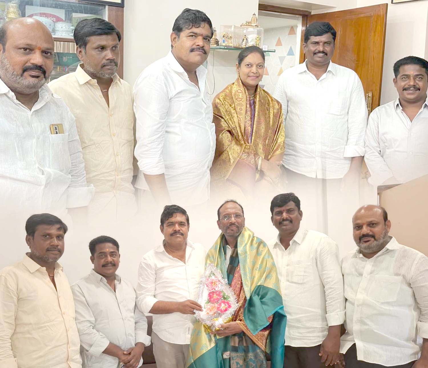 నేతల జన్మదినోత్సవంలో బీఎస్‌ఆర్ సందడి