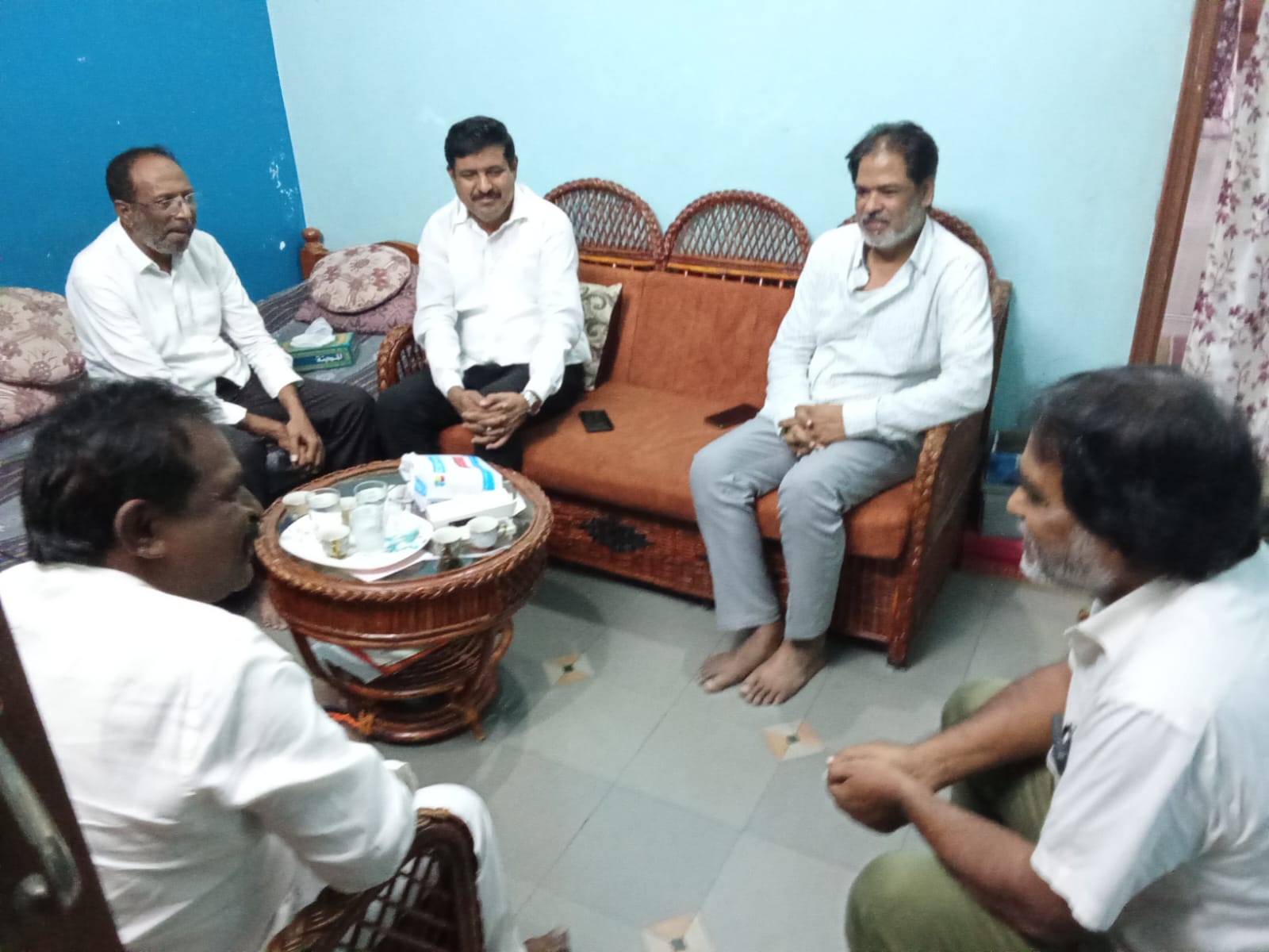 మసూద్ కు ఎమ్మెల్యే పరామర్శ..!