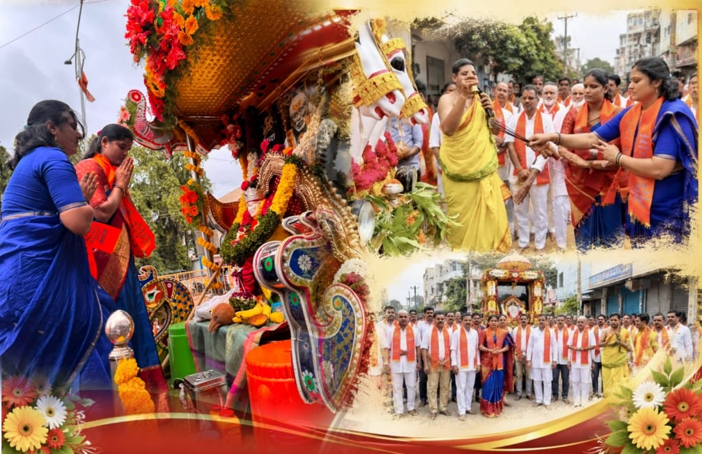 శోభాయమానంగా సాయి బాబా పల్లకి సేవ..!