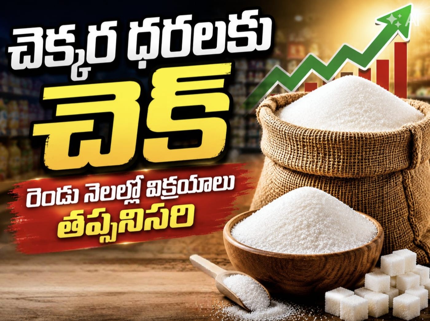 చక్కెర ధరలకు చెక్..!