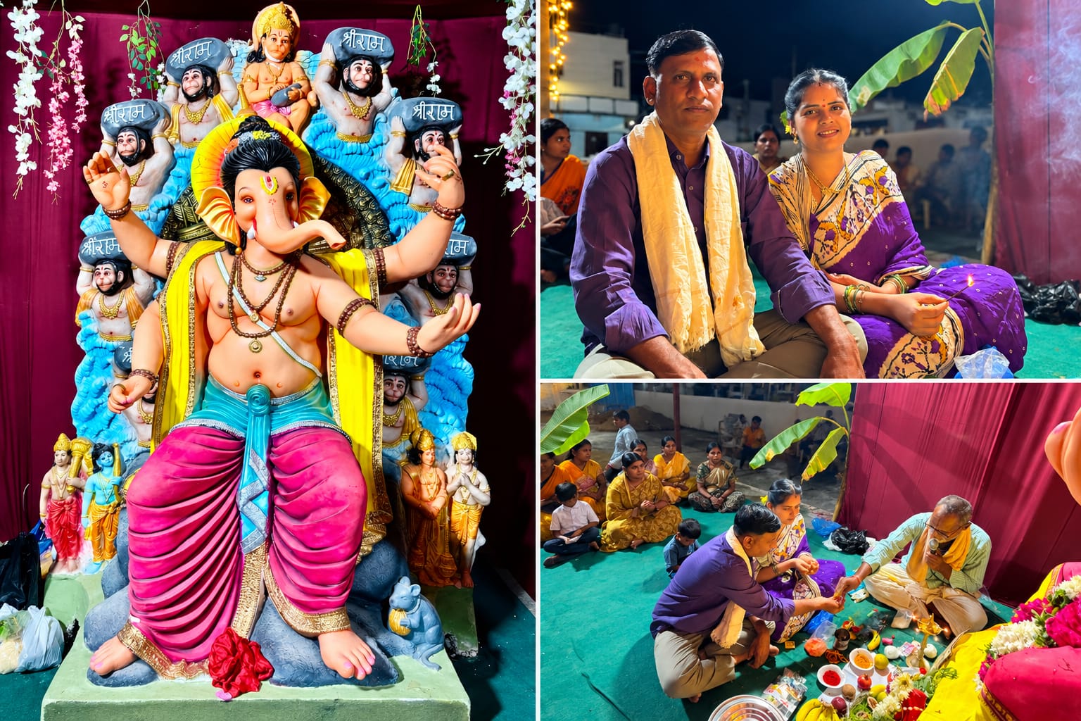 ఇందిరానగర్‌లో ఘనంగా వినాయక ఉత్సవాలు
