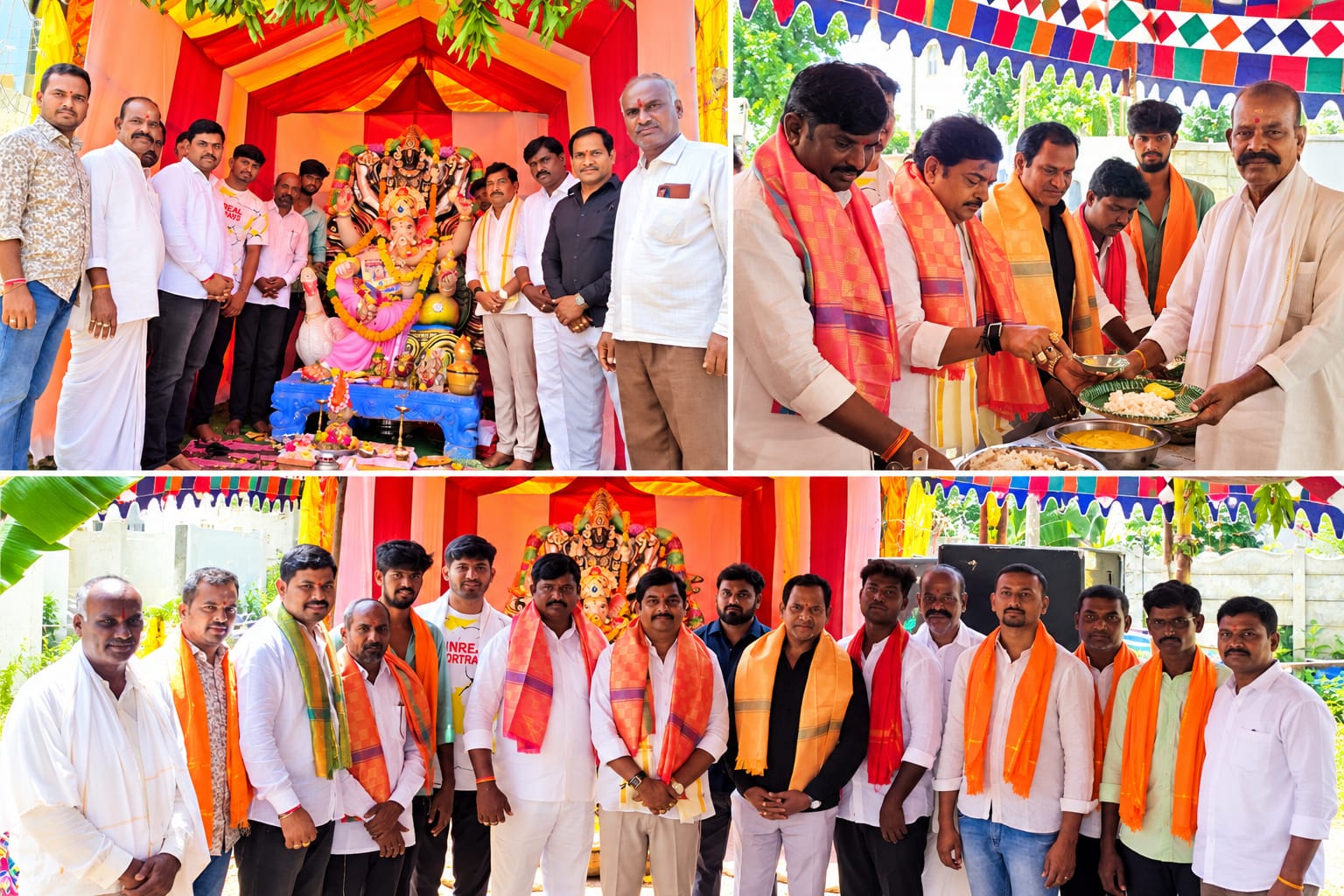 సాయిపూర్‌లో భక్తులకు అన్నప్రసాద వితరణ