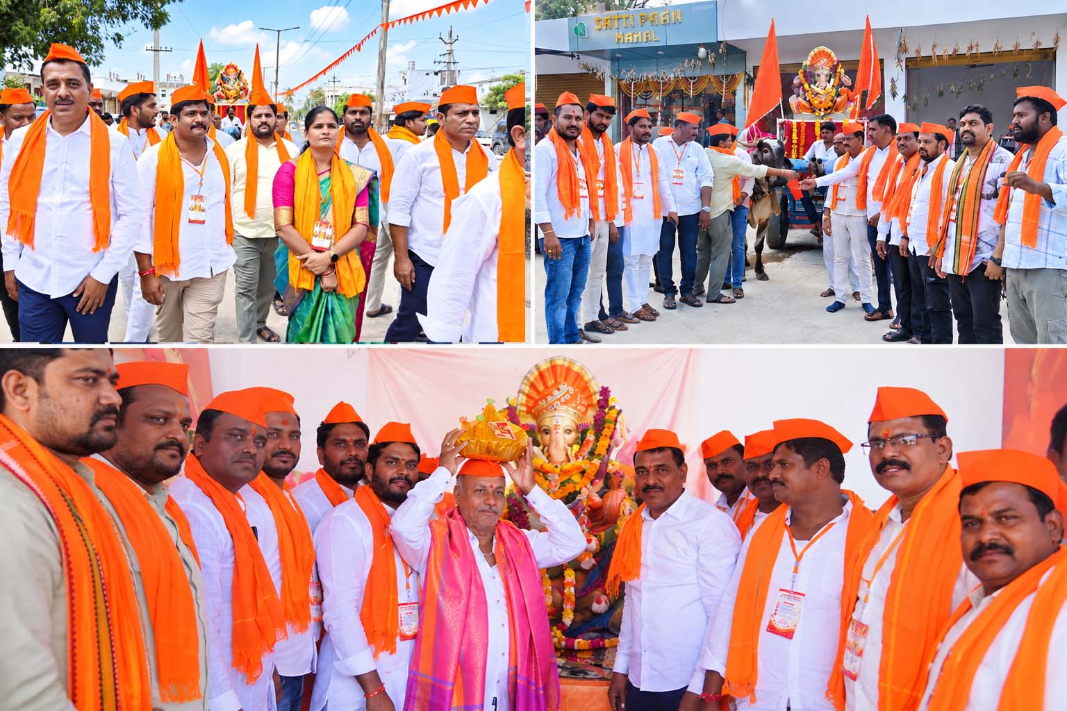 వైభవంగా హిందూ ఉత్సవ సమితి శోభాయాత్ర..!