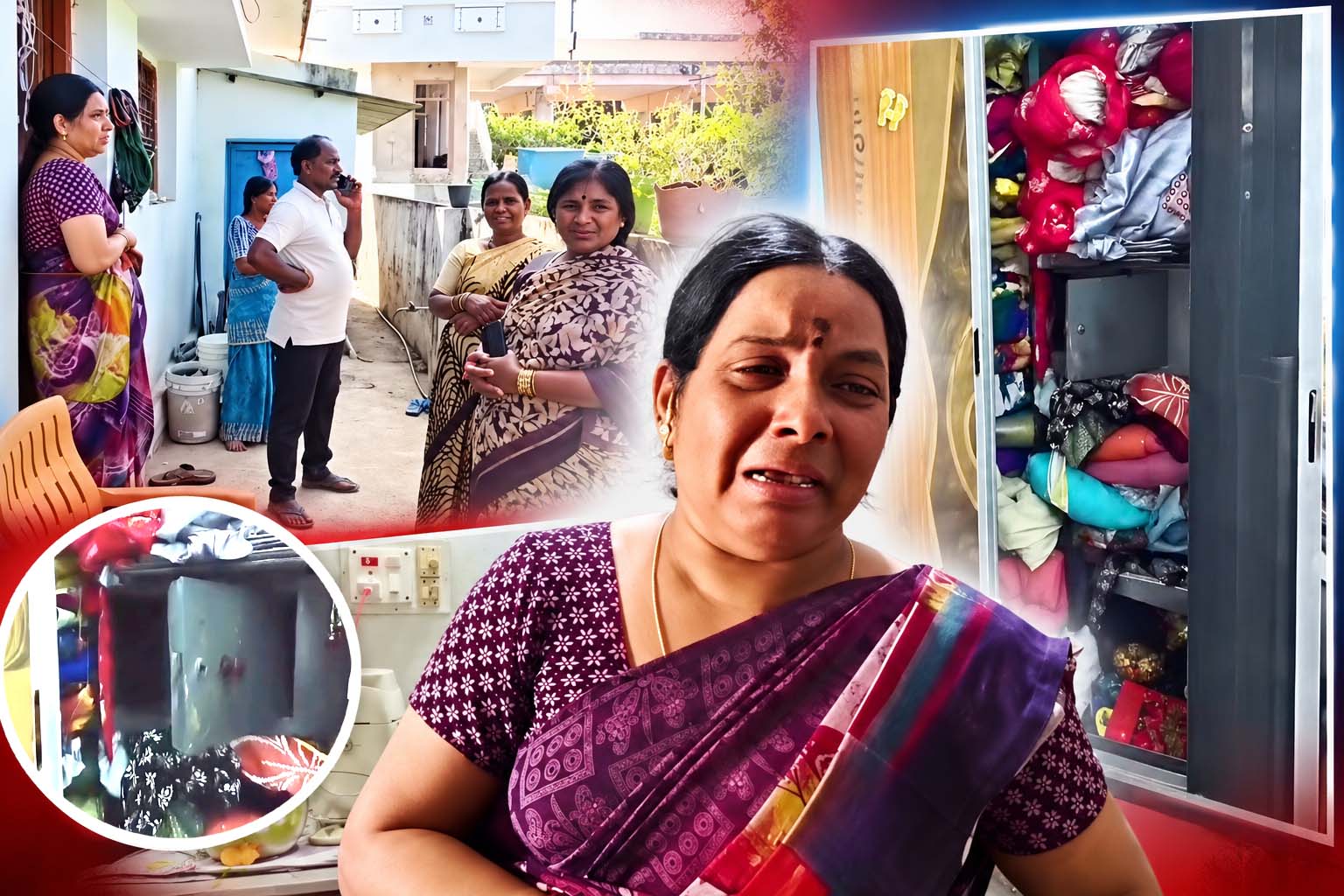 తాళం వేసిన ఇల్లు.. గుల్ల చేసిన దొంగలు..!